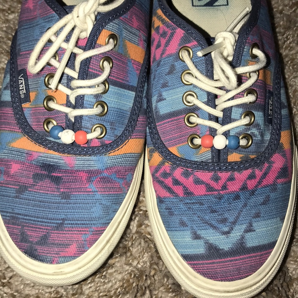 Vans Aztec print